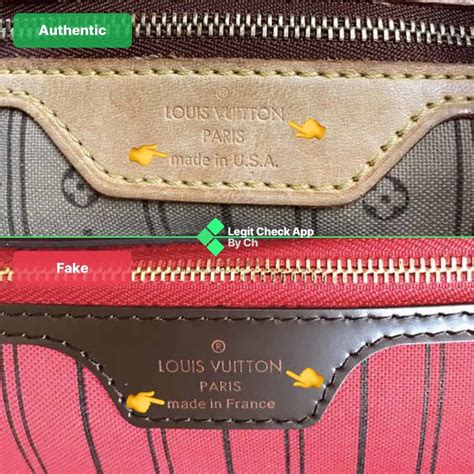 louis vuitton made in france real or fake vs real